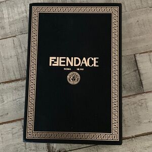 NEW FENDACE Fendi x Versace 2022 Notebook Set of 3
Books Black/Yellow/Multi